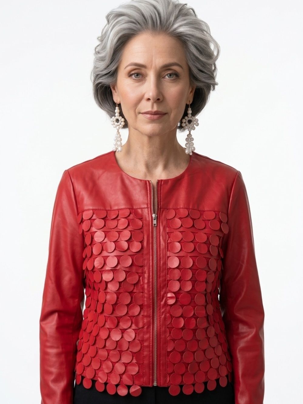 LINEA DOMANI & ONE 7 SIX | Bundle Red Jacket & Tank Top Set Women’s Size X-Large